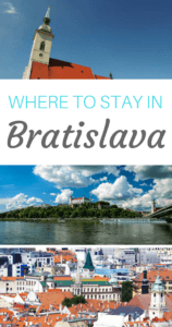 Where to Stay in Bratislava Pinterest Pin